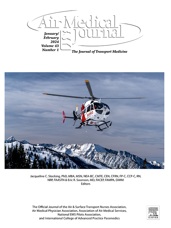 Go to journal home page - Air Medical Journal